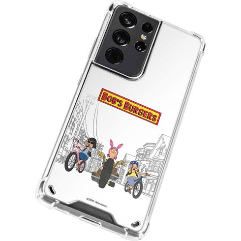 Bobs Burgers Bike Squad Galaxy S21 Ultra 5G Clear Case